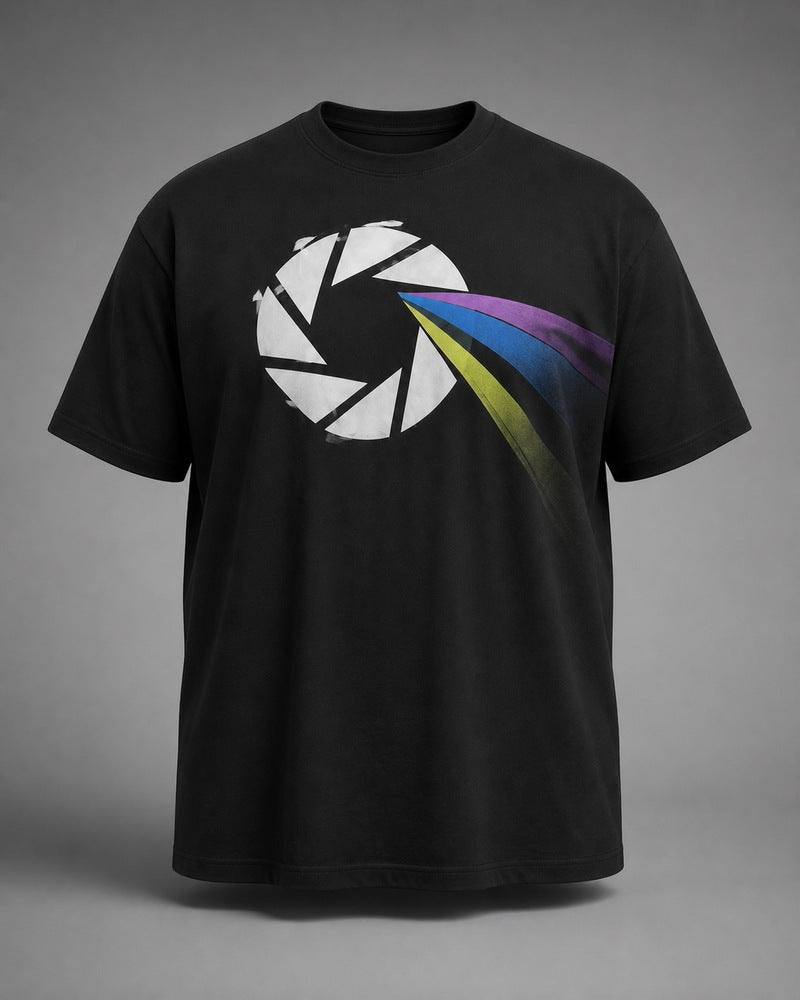 Prism Aperture Pulse big and tall t-shirt only, front product view