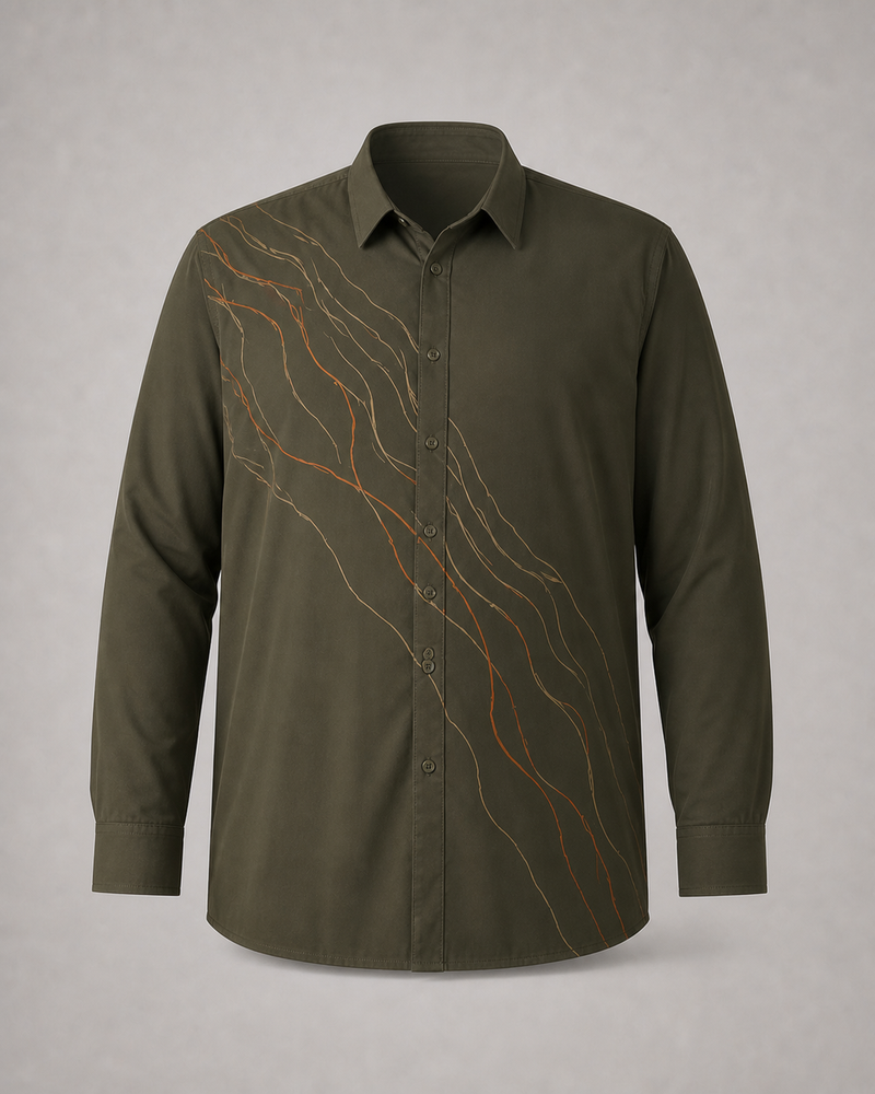 Sable Fieldline pocket-free big and tall long-sleeve shirt only, front product view