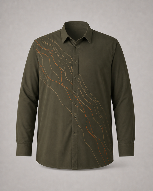 Sable Fieldline pocket-free big and tall long-sleeve shirt only, front product view