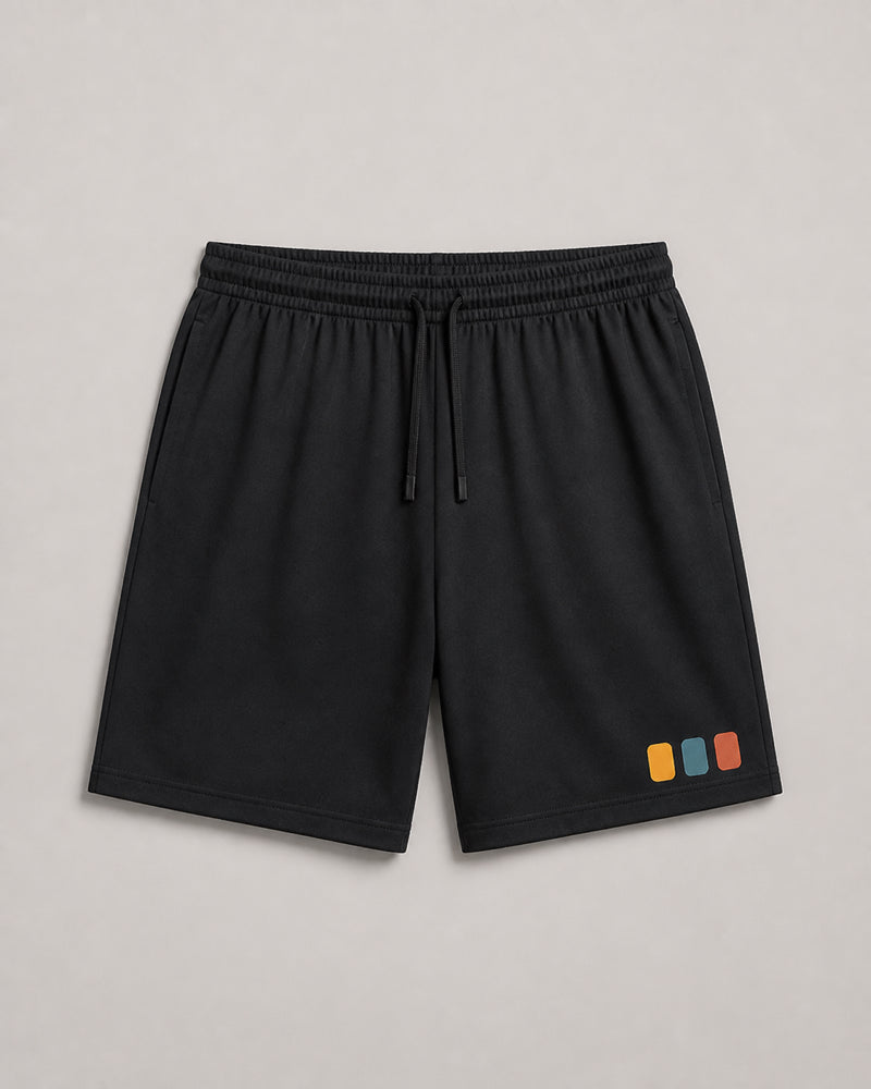 Saffron Vending Glow big and tall shorts only, front product view