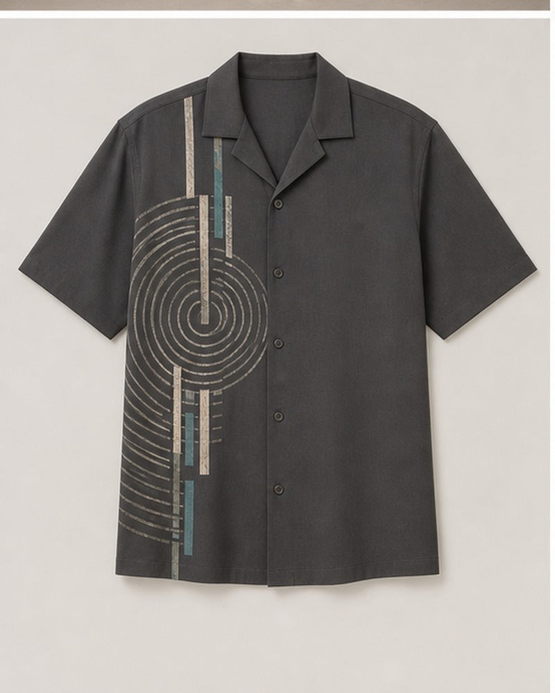 Stone Ripple Ledger pocket-free big and tall shirt only, front product view