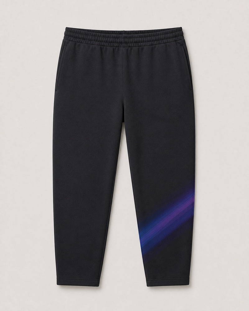 Violet Nightwave big and tall jogger-style pants only, front product view