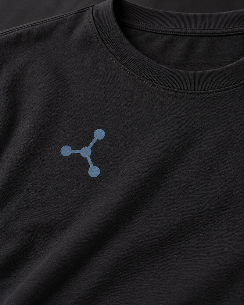 Black Branch Point graphic and garment details