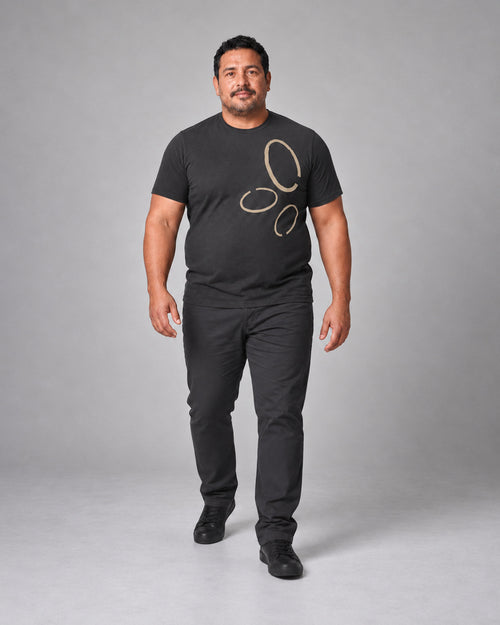 Black Broken Ovals complete outfit