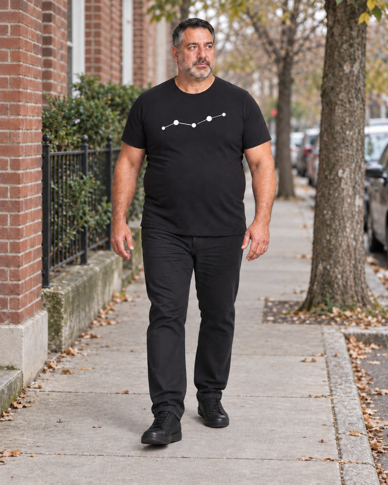Black Five Node outfit in an everyday setting