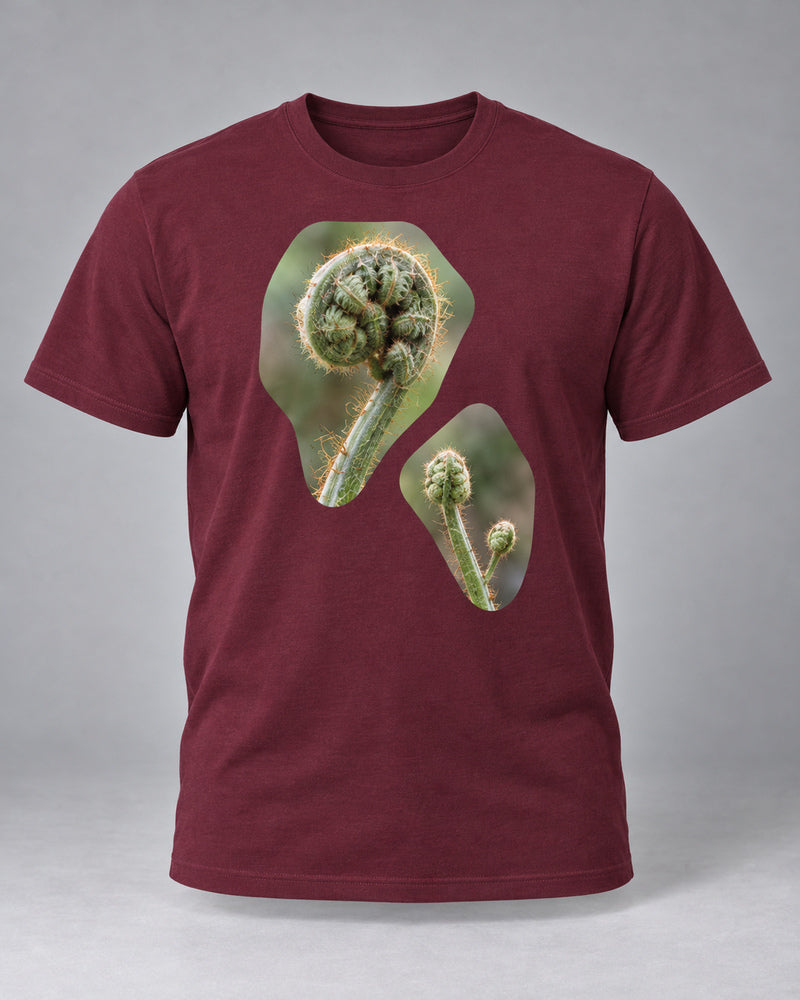 Burgundy Fern Unfurl top only