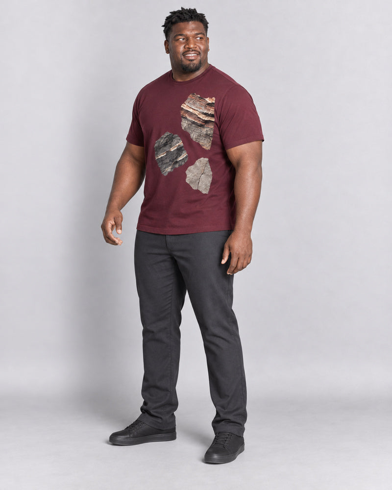 Burgundy Rock Layers complete outfit