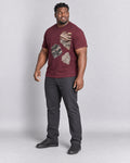 Burgundy Rock Layers complete outfit