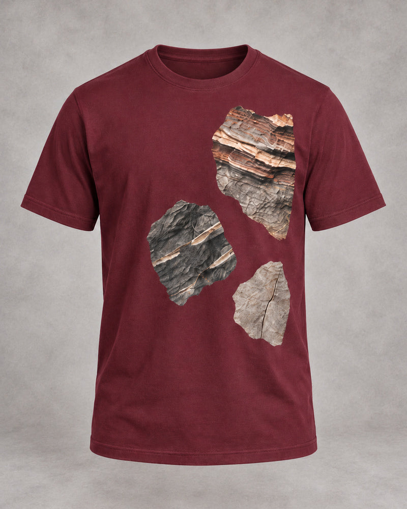 Burgundy Rock Layers top only