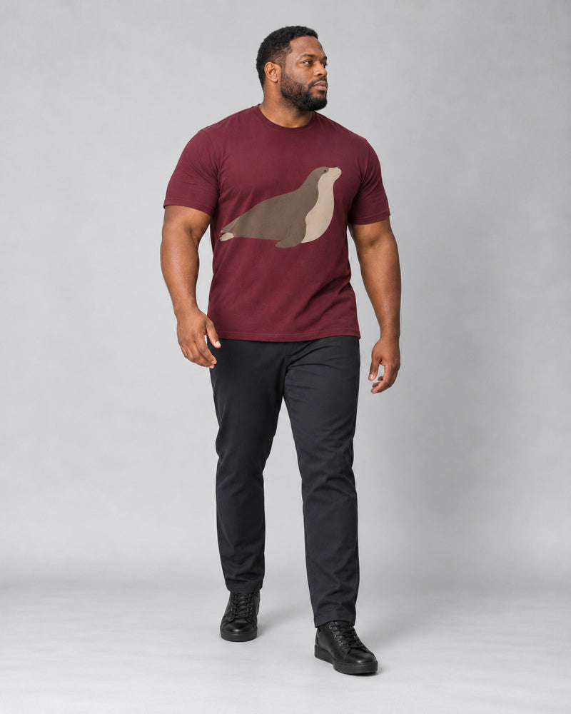 Burgundy Seal Rest complete outfit