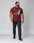 Burgundy Seal Rest complete outfit