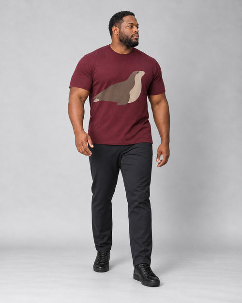 Burgundy Seal Rest complete outfit