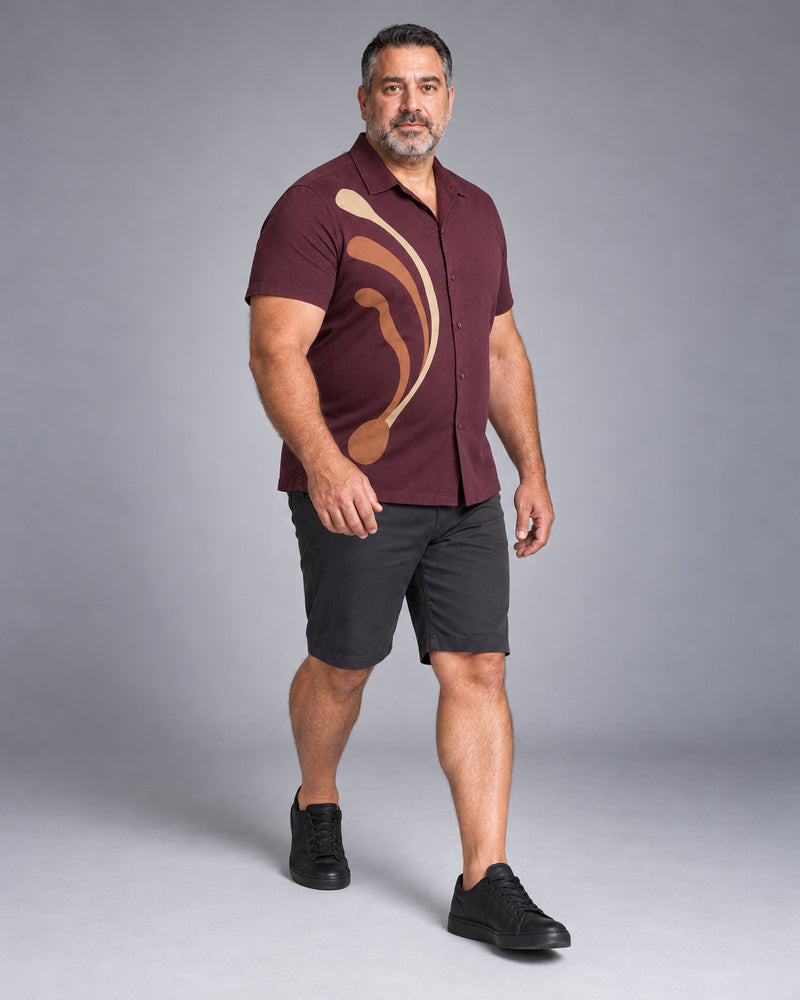 Burgundy Spline Field complete outfit