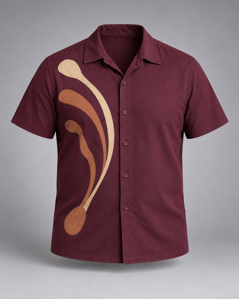 Burgundy Spline Field top only