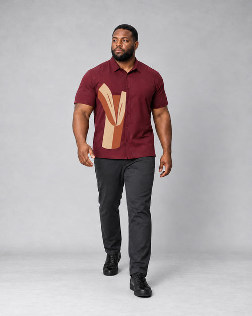 Burgundy Split Timber complete outfit