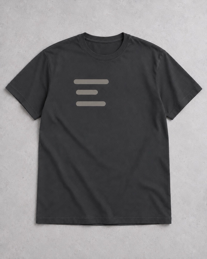 Charcoal Floating Bars T-shirt only
