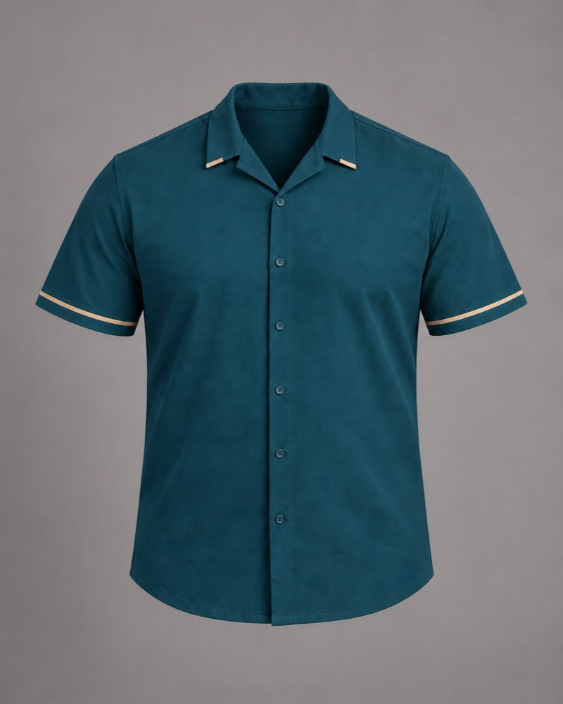 Deep Teal Edge Line shirt only