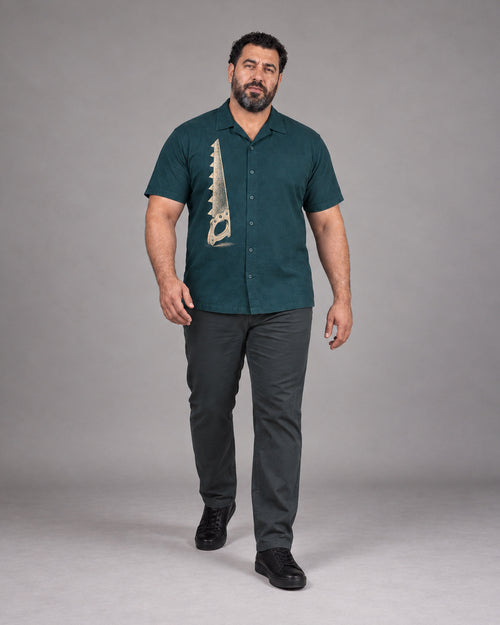 Deep Teal Hand Saw complete outfit