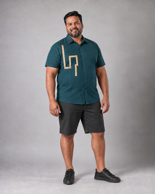 Deep Teal Open Labyrinth complete outfit