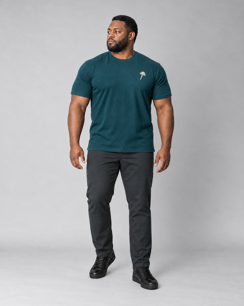 Deep Teal Pushpin complete outfit