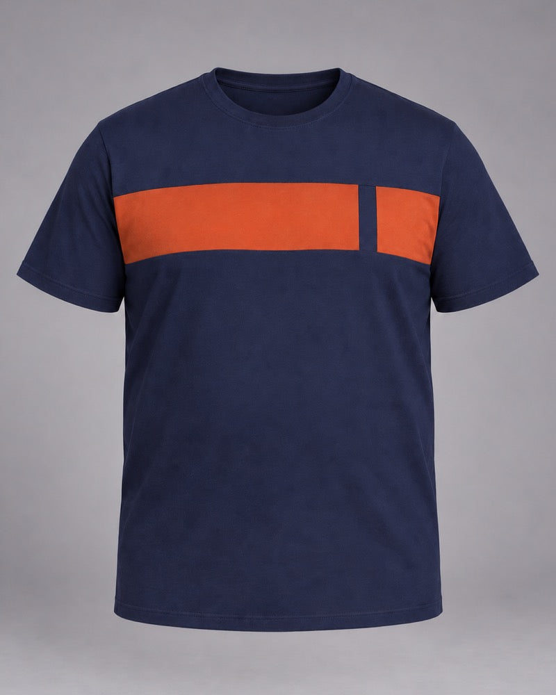 Navy Rust Single Band T-shirt only