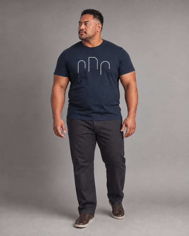 Navy Unequal Gates complete outfit
