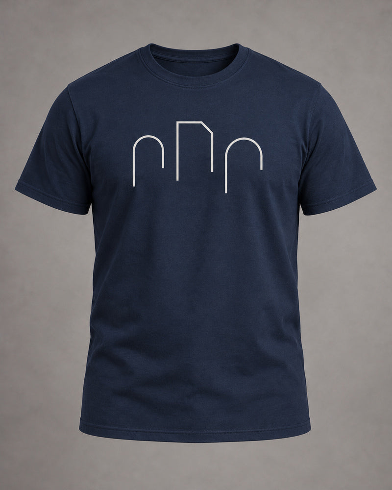 Navy Unequal Gates top only
