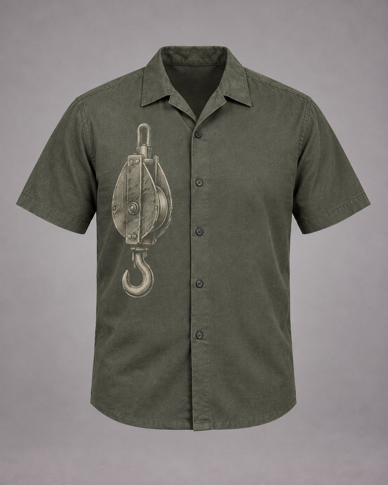 Olive Cargo Pulley top only
