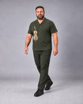Olive Cello Rest complete outfit
