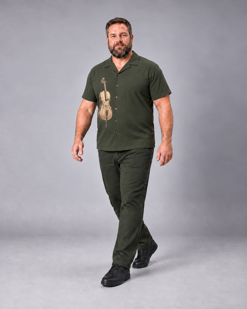 Olive Cello Rest complete outfit
