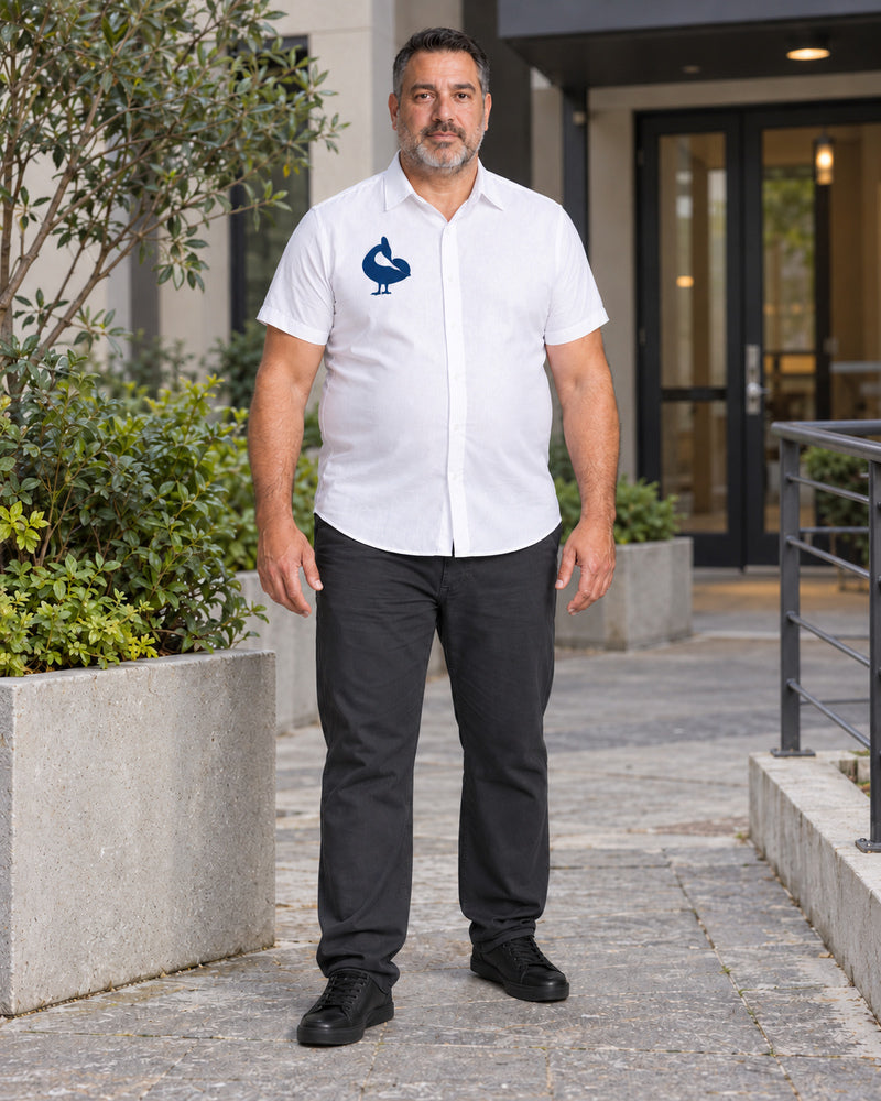 White Goose Preen outfit in an everyday setting