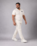 White Notched Wedge complete outfit