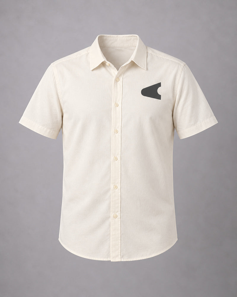 White Notched Wedge top only