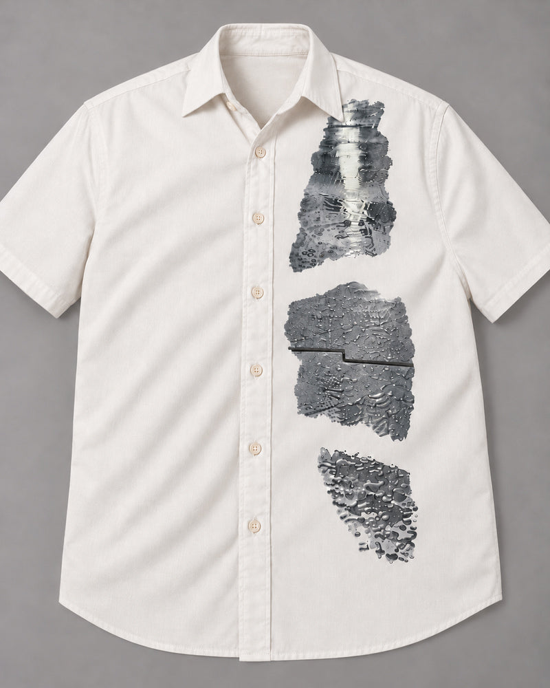 White Pavement Light graphic and garment details