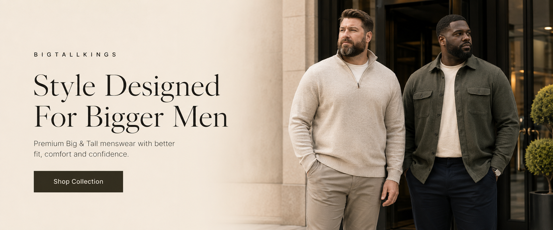 Style Designed For Bigger Men banner