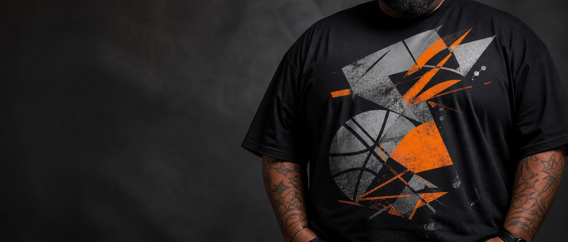 Big and tall printed T-shirts